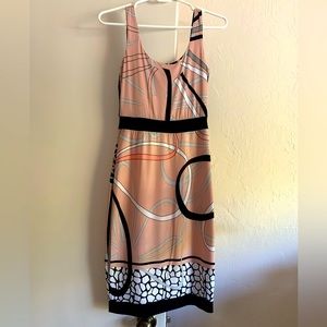 Analili Cutout Back Mid Dress